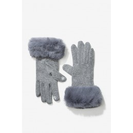 Guantes tiffosi color gris...