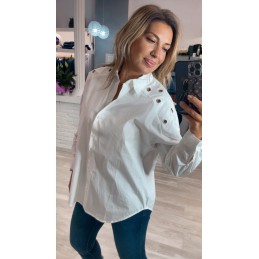 Camisa tiffosi blanca con...