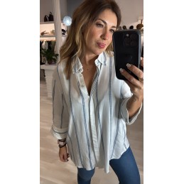 Camisa tiffosi blanca con...