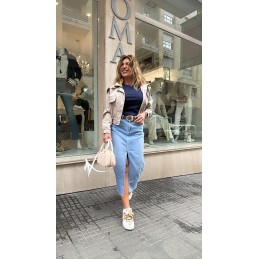 Falda tiffosi vaquera con...