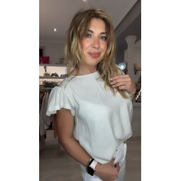 Blusa tiffosi color piedra...